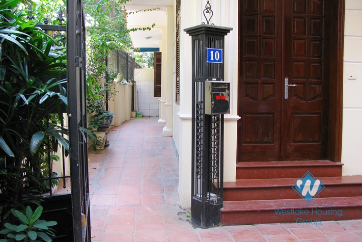 A private 4 bedroom house for rent in Ba Dinh District